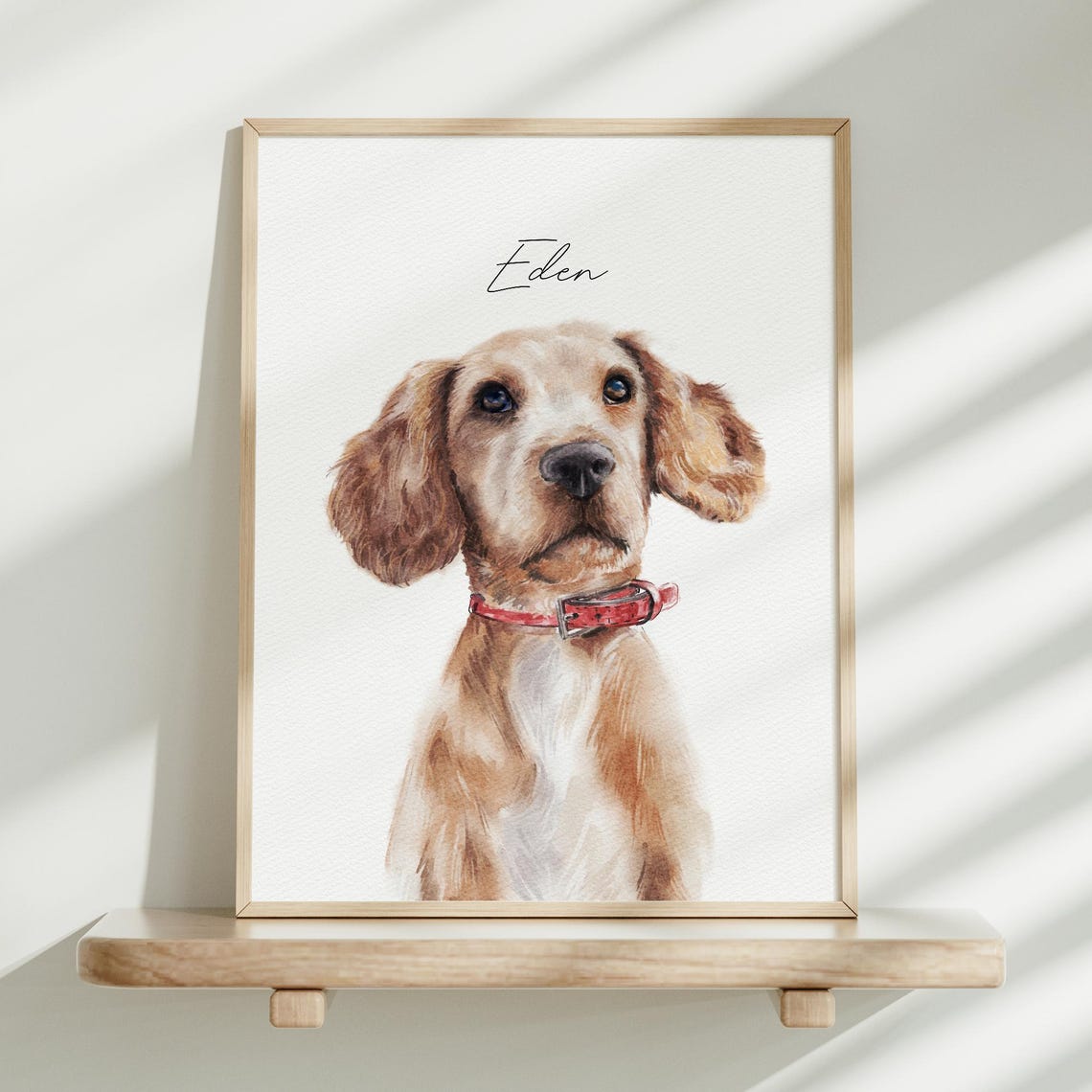 Custom Pet Portrait Dog Portrait From Photo Watercolor Pet Painting Pet Memorial Gift Personalized Pet Gift Gift For Dog Owner Dog Art - Image 4