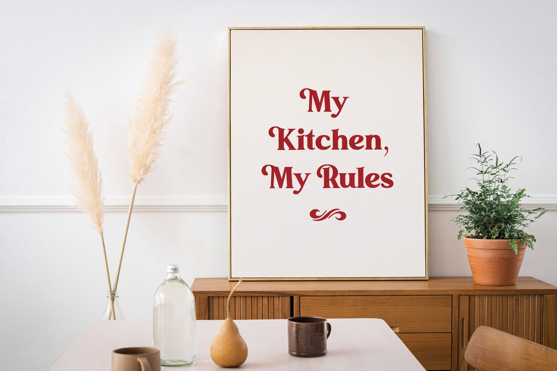 Home Decor Wall Art Typography Kitchen Print Inspirational Art Kitchen Decor Kitchen Art Print Wall Decor Kitchen Sign Farmhouse Wall Art - Image 3