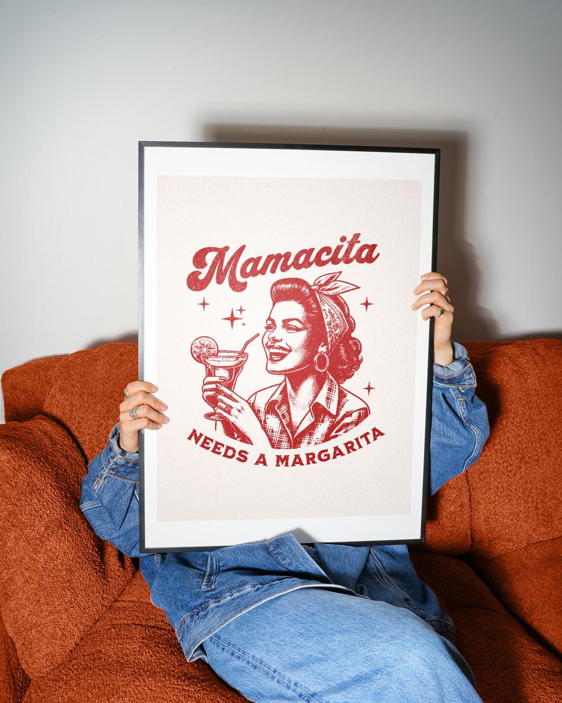 Mamacita Needs A Margarita, Funny Tequila Poster