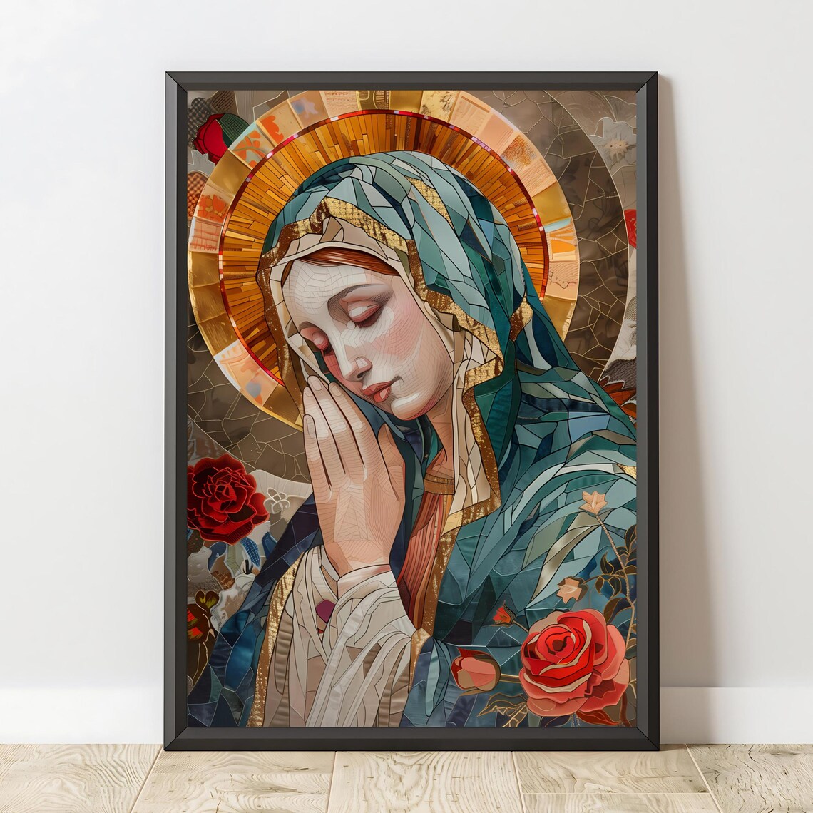 Blessed Mother Mary Religious Poster Print - Image 2