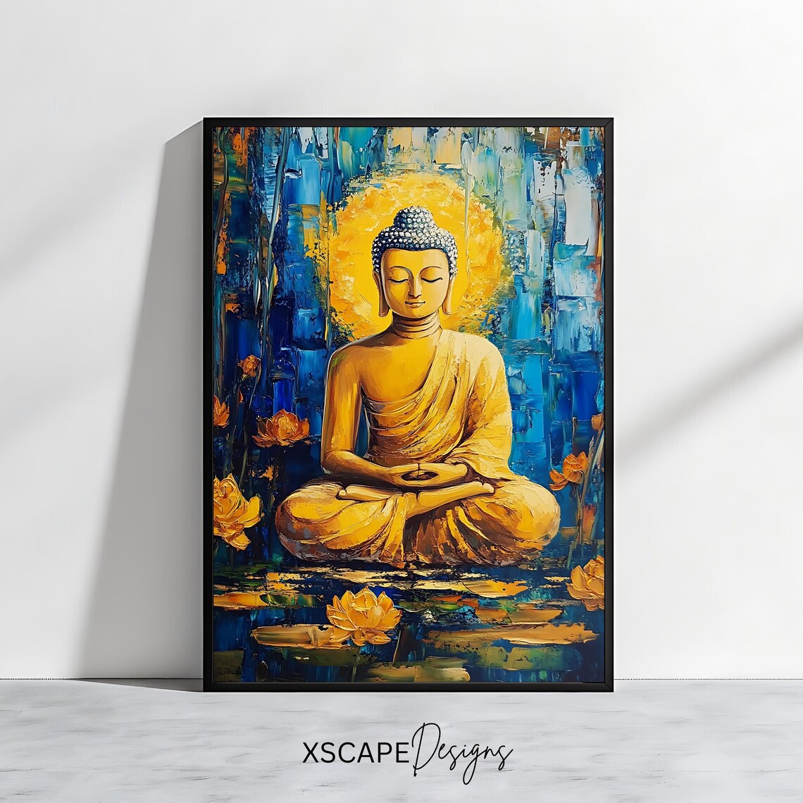 Buddha Art Print, Zen Meditation Decor