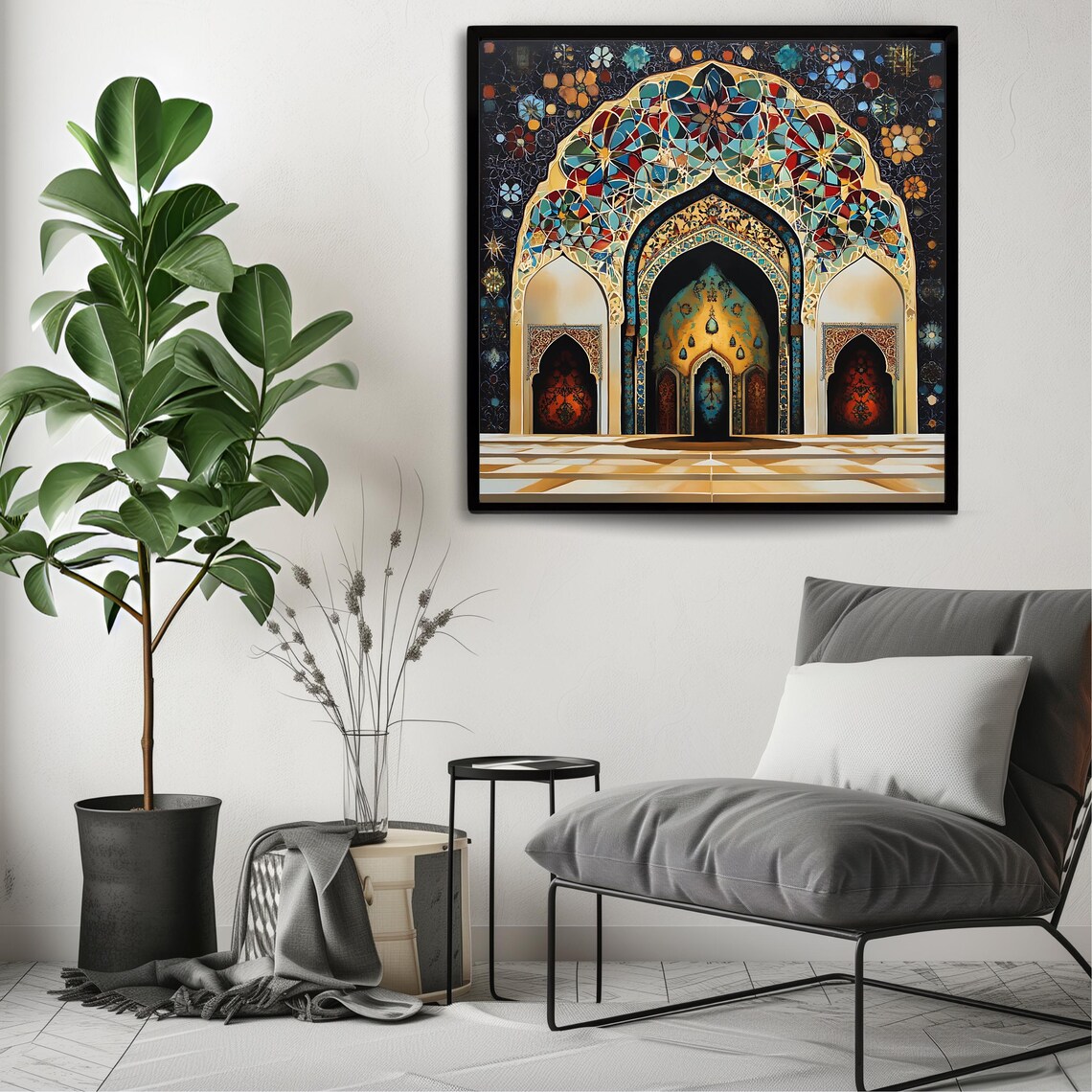 Islamic Mihrab, Modern Middle Eastern Archway - Image 3