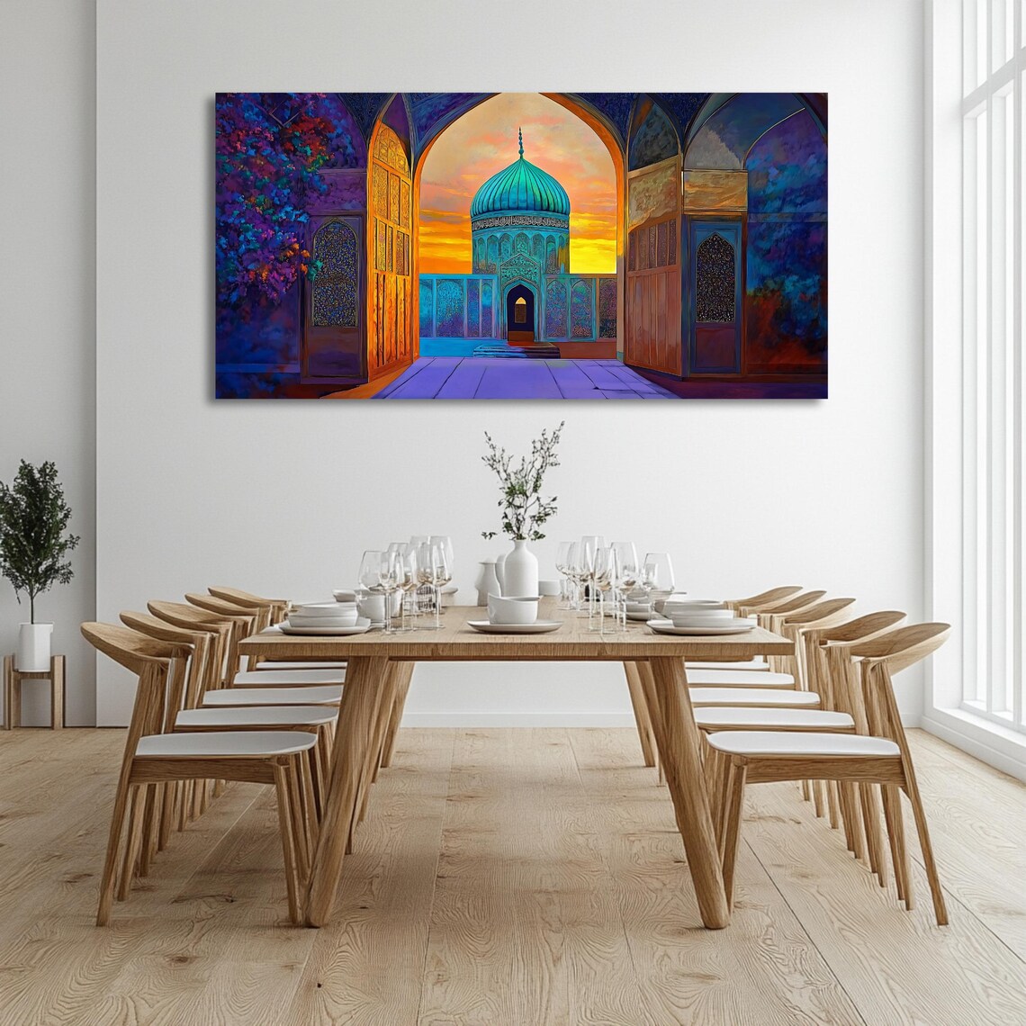 Islamic Mosque Panoramic Architecture Art Print - Image 3