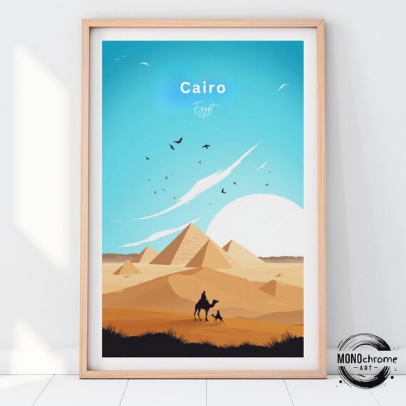 Cairo Travel Poster, Personalized Gift