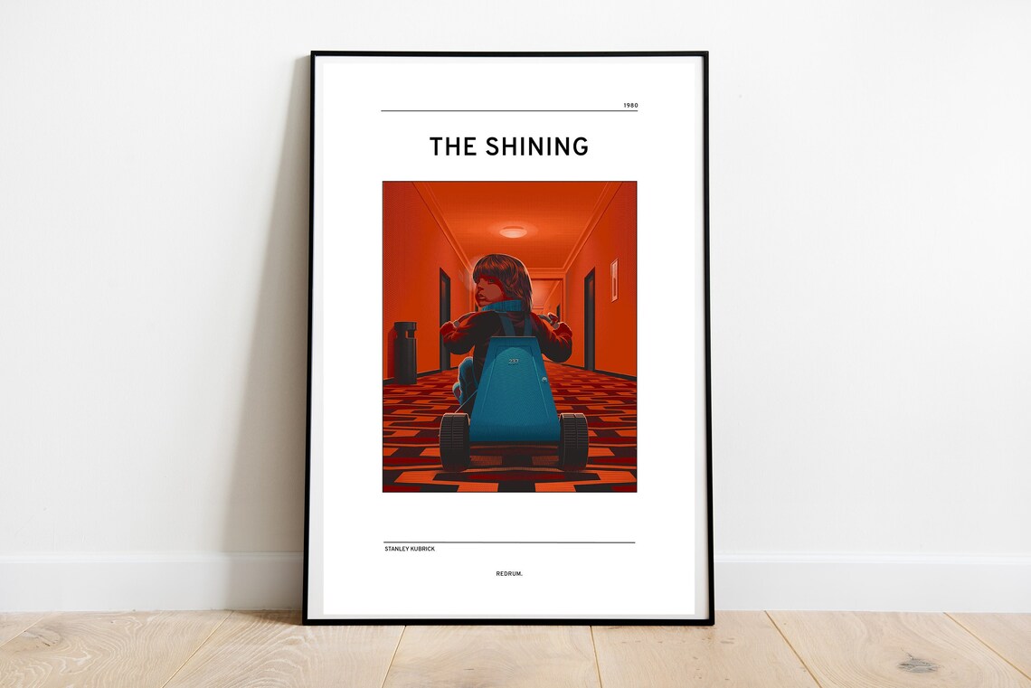 The Shining Inspired Movie Poster, Stanley Kubrick