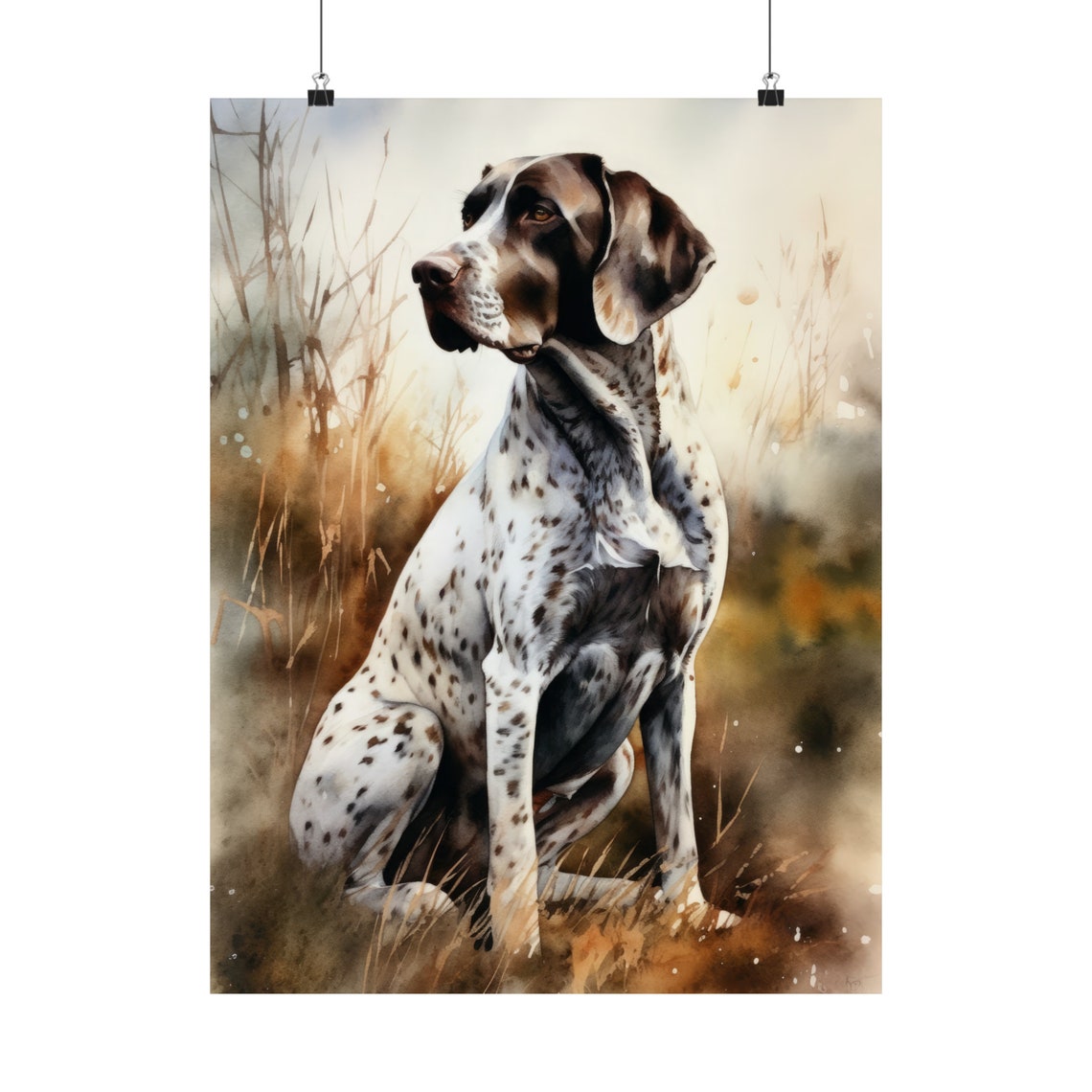 Pointer Dog Art Print Dog Wall Art Animal Art Print Animal Art Poster Dog Lover Gift Colorful Animal Wall Art Cool Dog Art - Image 5