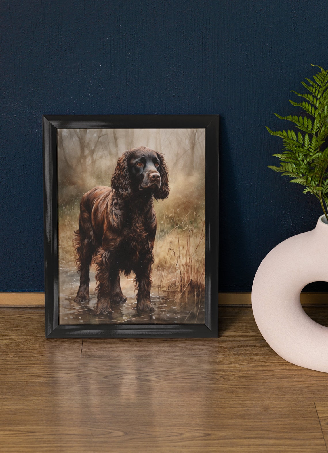 Boykin Spaniel Dog Art Print Dog Wall Art Animal Art Print Animal Art Poster Dog Lover Gift Colorful Animal Wall Art Cool Dog Art