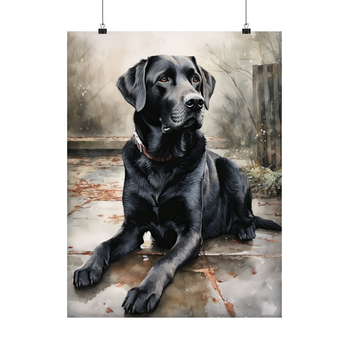 Labrador Retriever Dog Art Print Dog Wall Art Animal Art Print Animal Art Poster Dog Lover Gift Colorful Animal Wall Art Cool Dog Art - Image 5