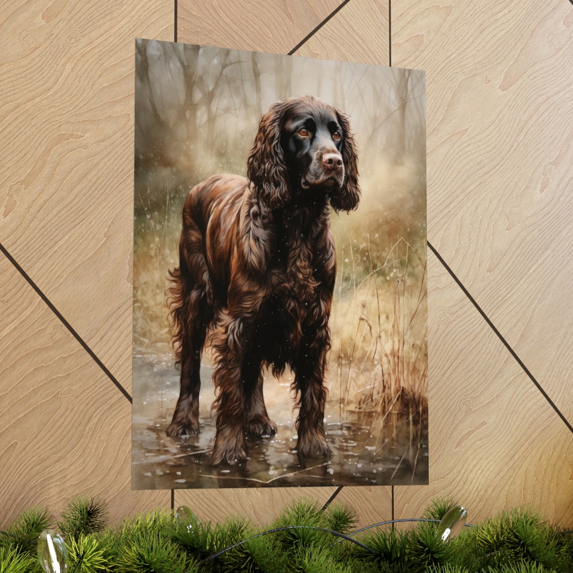 Boykin Spaniel Dog Art Print Dog Wall Art Animal Art Print Animal Art Poster Dog Lover Gift Colorful Animal Wall Art Cool Dog Art - Image 2