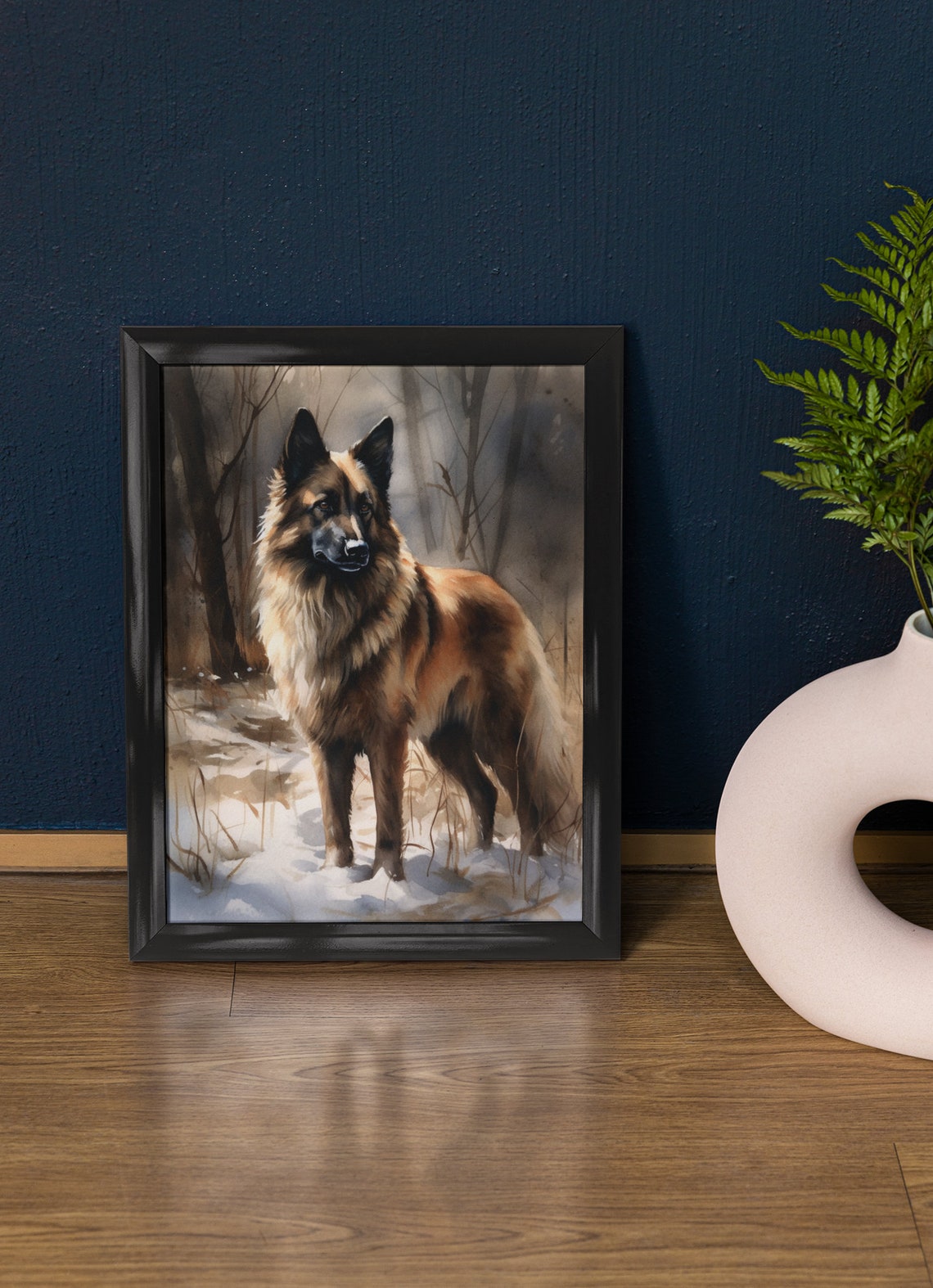 Belgian Tervuren Dog Art Print Dog Wall Art Animal Art Print Animal Art Poster Dog Lover Gift Colorful Animal Wall Art Cool Dog Art
