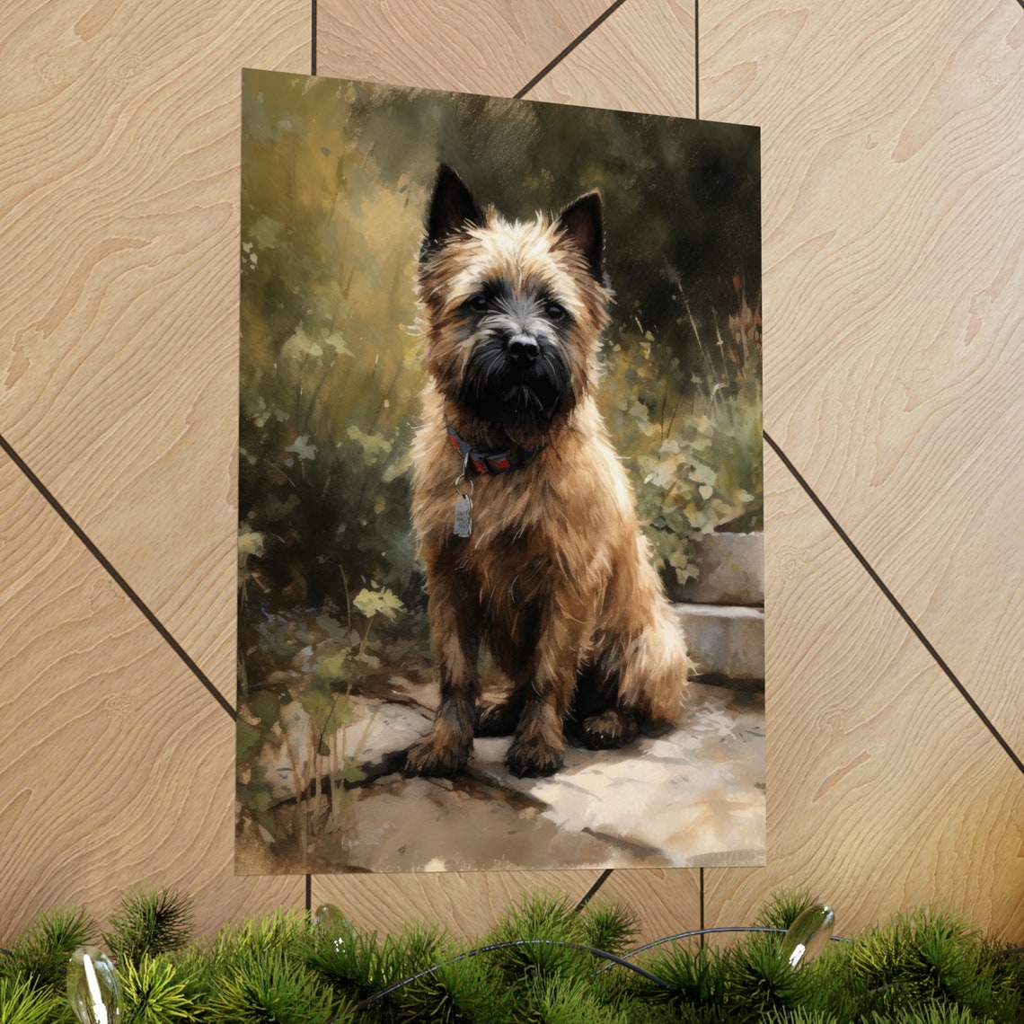 Cairn Terrier Dog Art Print Dog Wall Art Animal Art Print Animal Art Poster Dog Lover Gift Colorful Animal Wall Art Cool Dog Art - Image 2