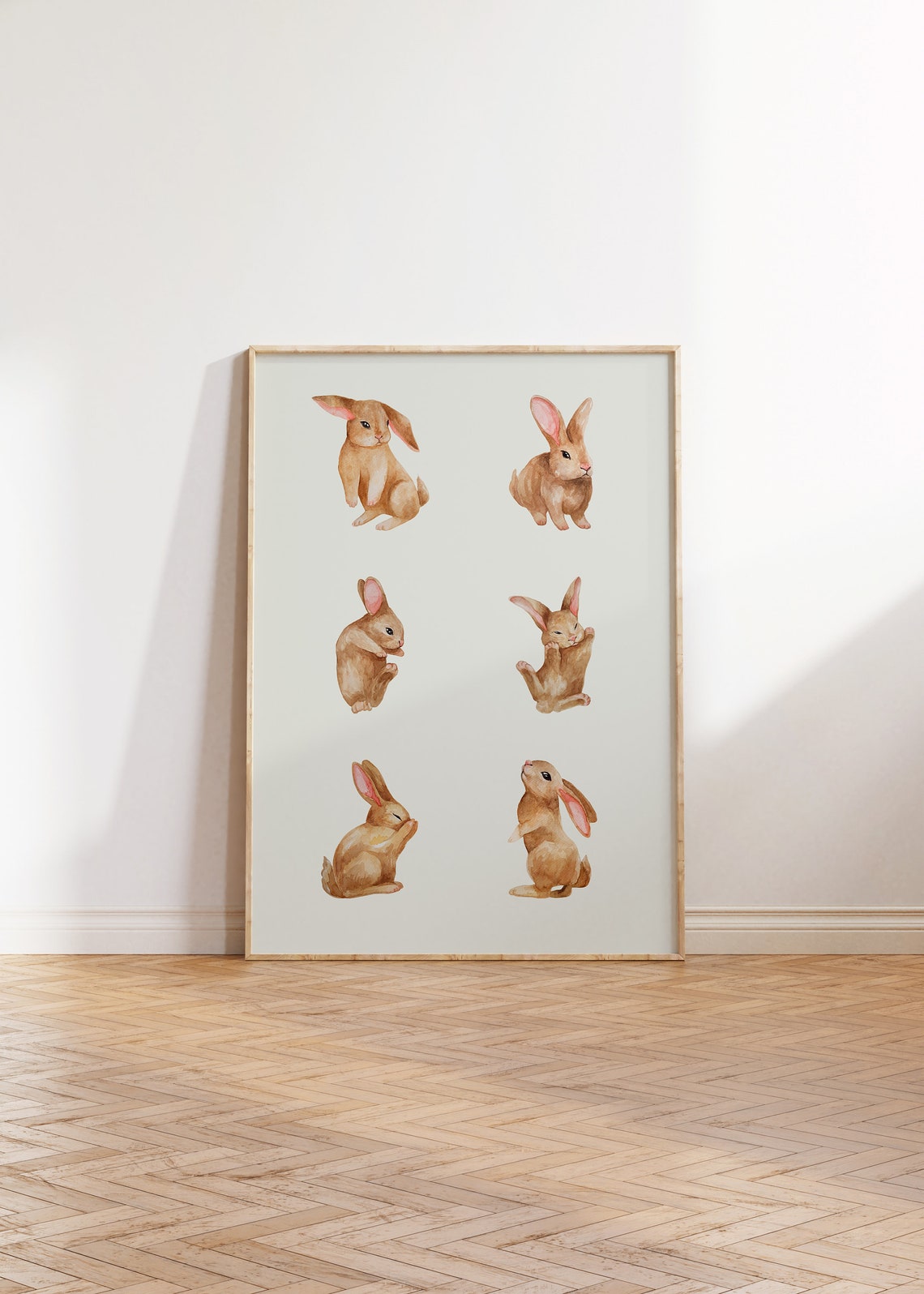 Easter Bunny, Cute Boho Spring Decor