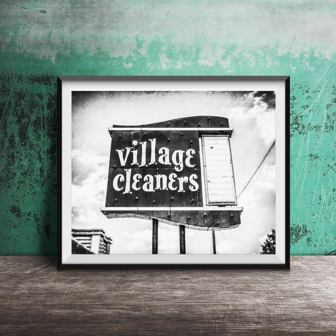 Cleaners Village Cleaners Nashville Sign Photography Street Art Wall Art Photo Music City Photography - Image 2