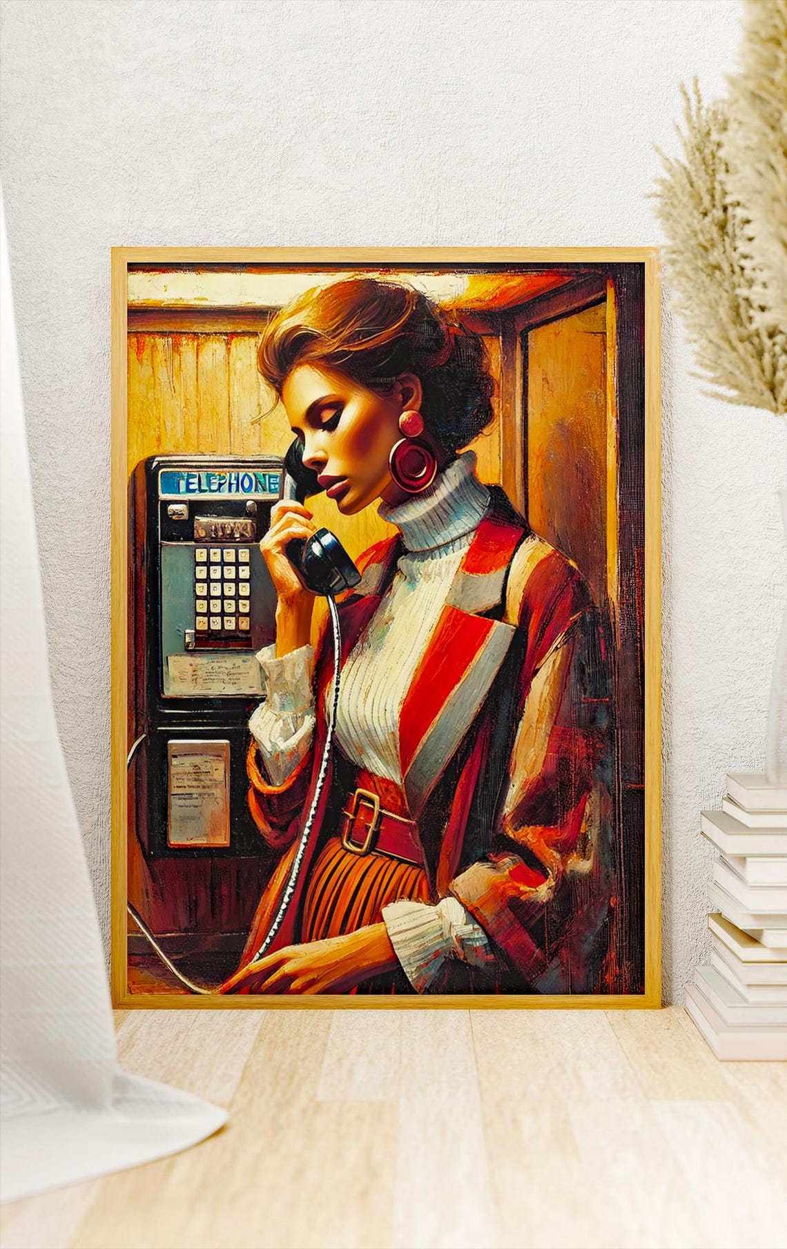 Antique Woman Portrait, Vintage 70s Poster - Image 5
