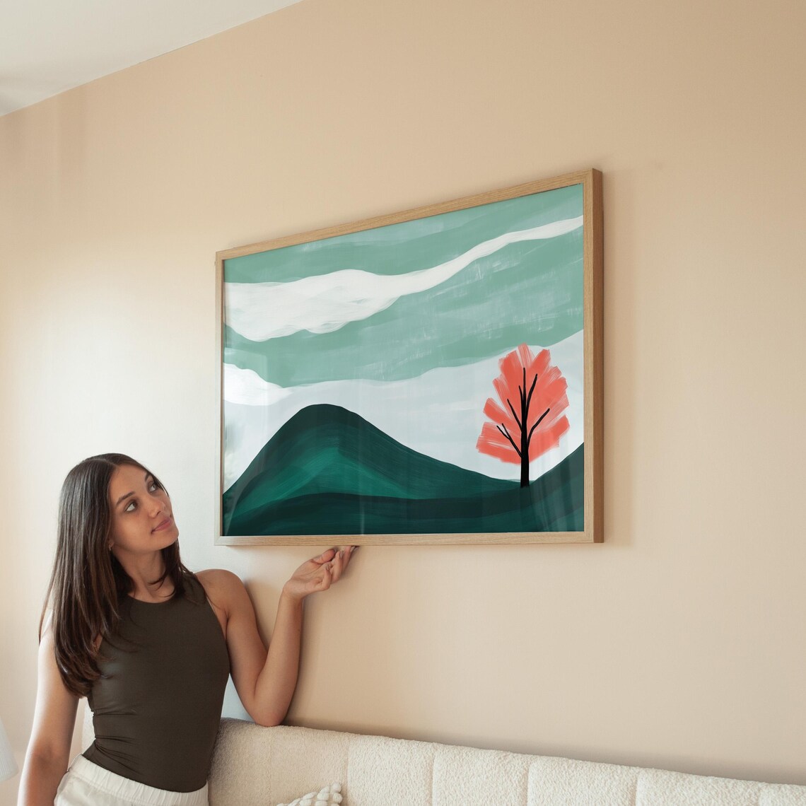 Modern Abstract Landscape, Minimalist Nature Print - Image 2