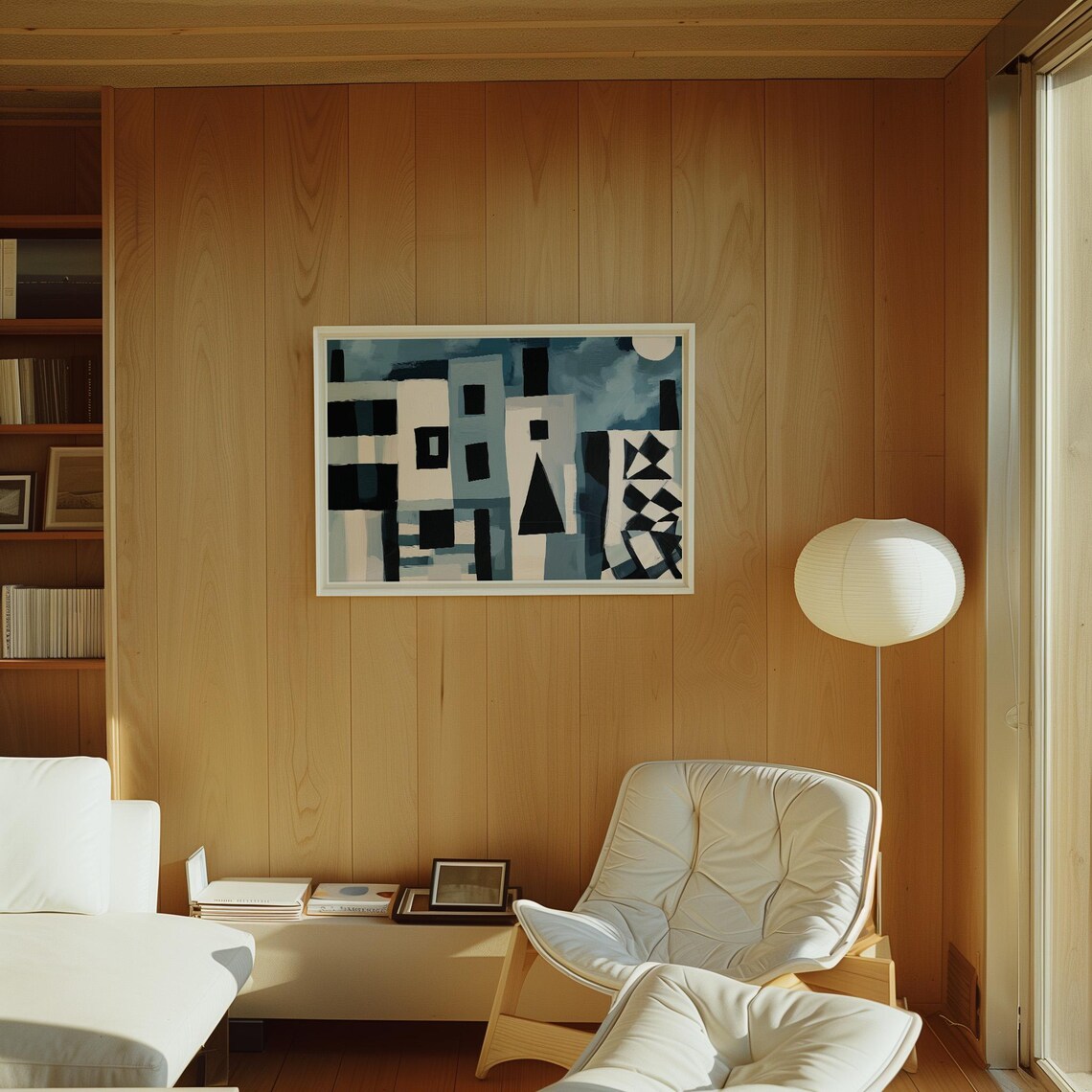 Modern Abstract Cityscape, Minimalist Urban Decor - Image 4