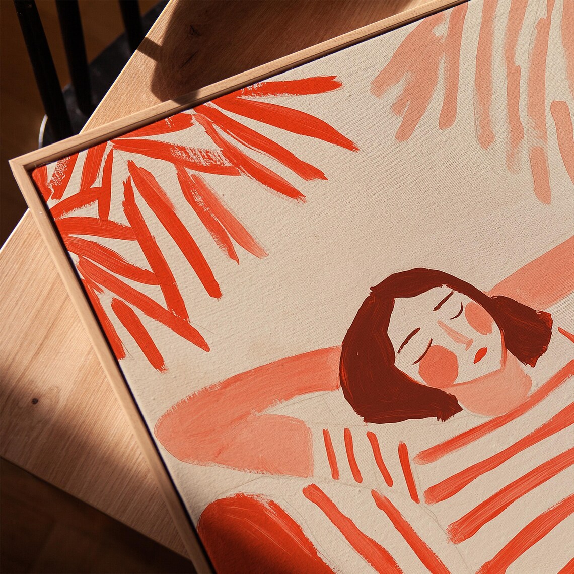 Abstract Woman Resting, Modern Minimalist Art Print - Image 6