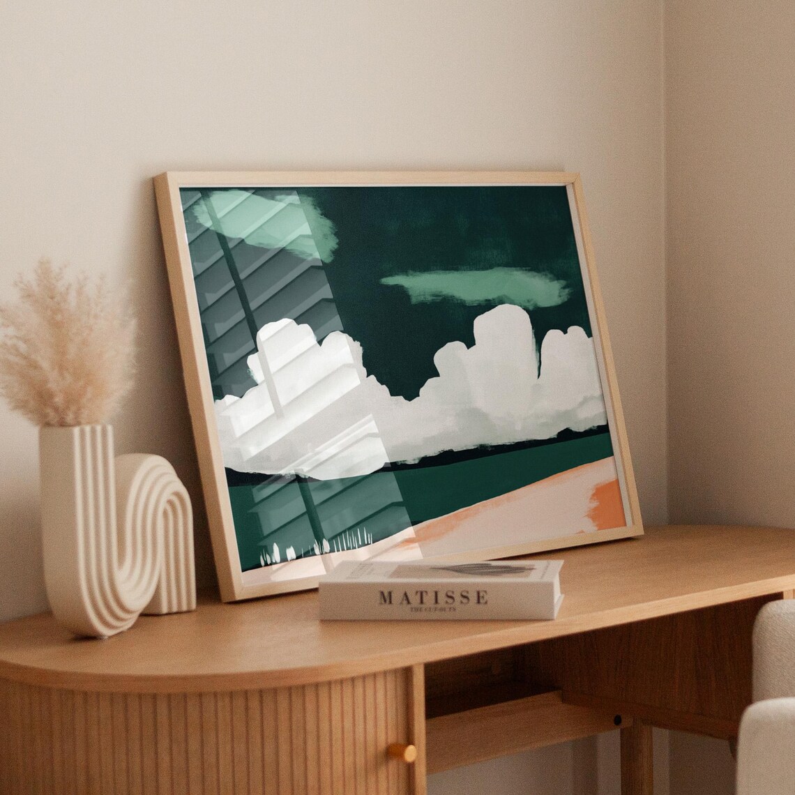 Minimalist Cloudscape - Vintage Travel Poster - Image 4