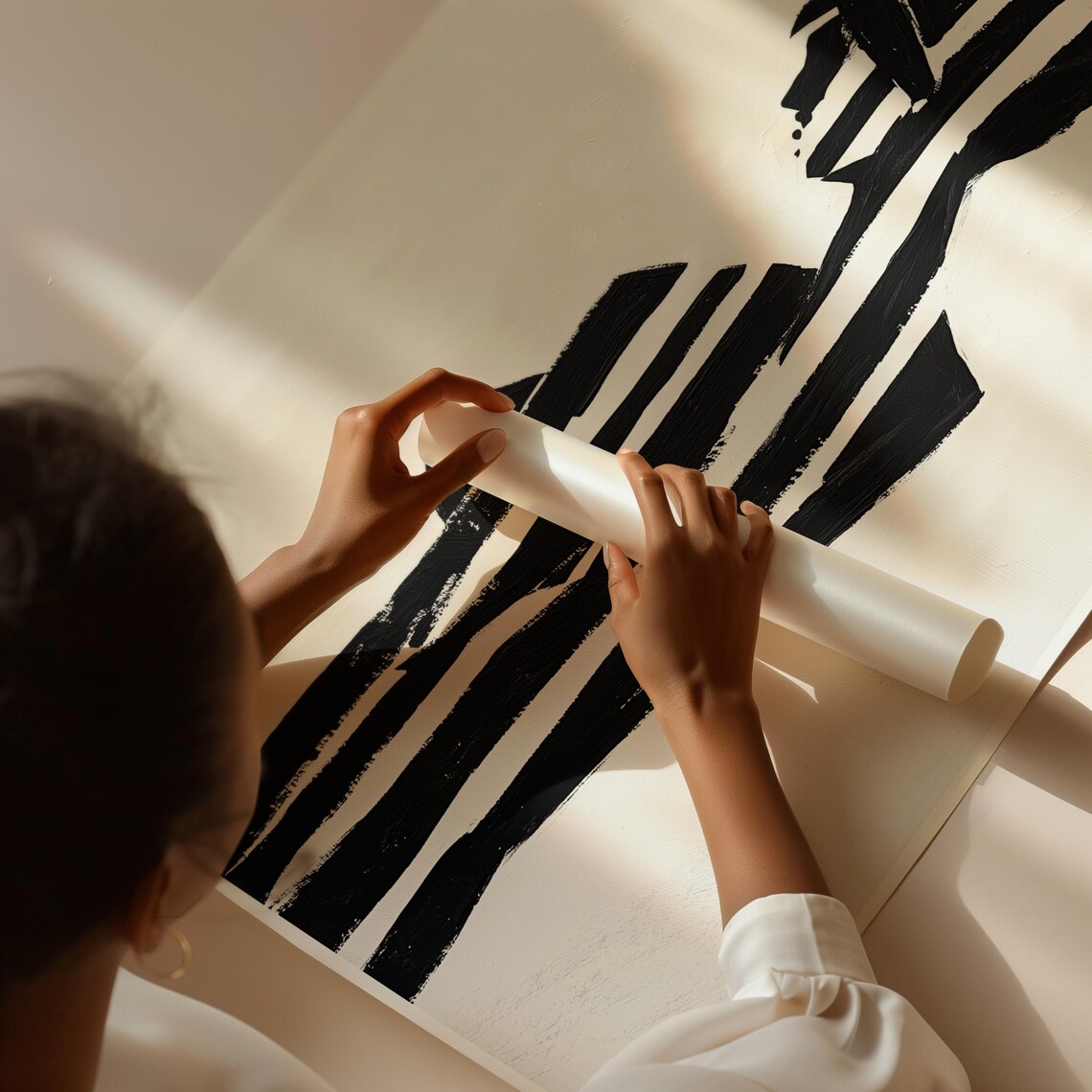 Minimalist Female Silhouette, Modern Feminine Line Art - Image 4