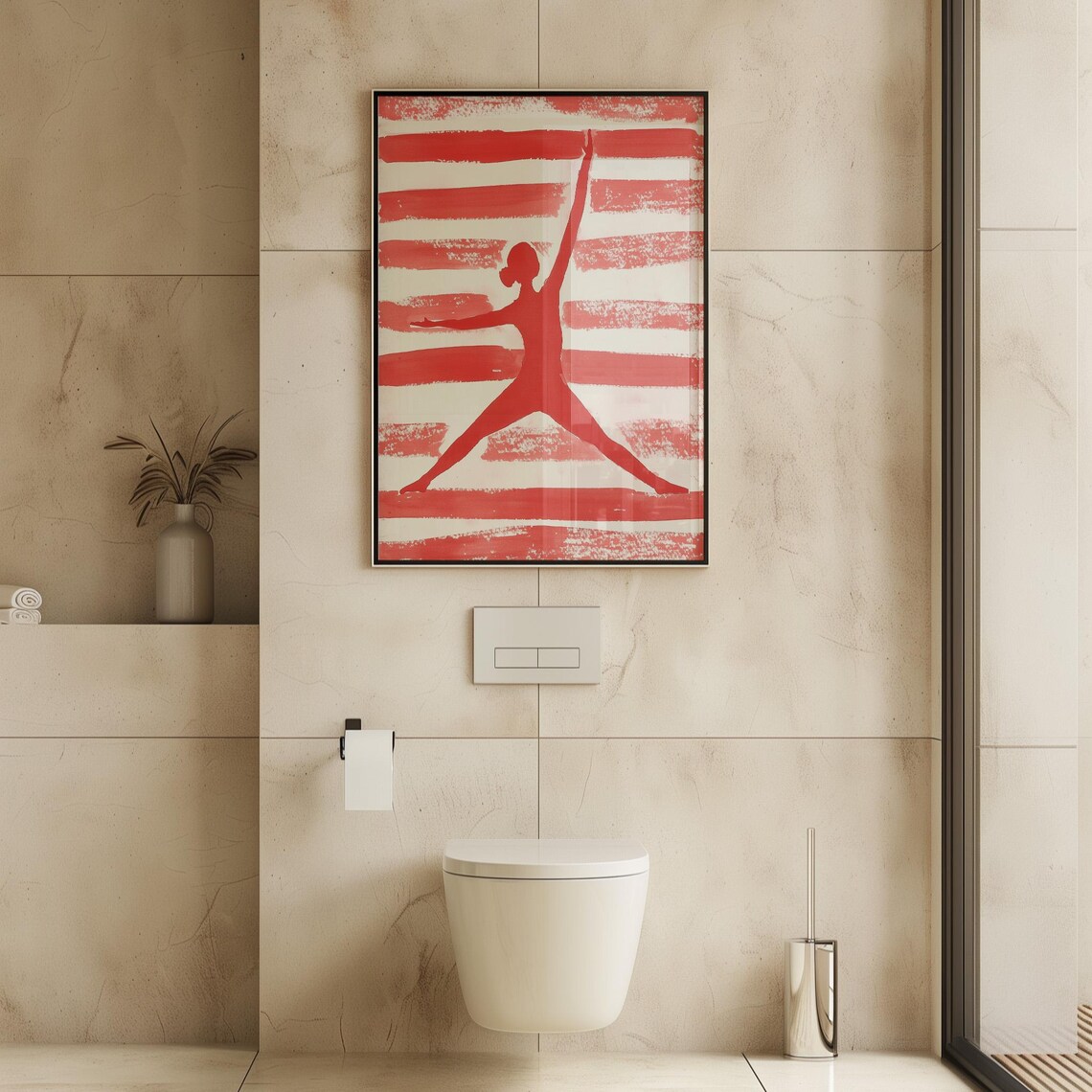 Abstract Dancer, Minimalist Movement Wall Art - Image 6
