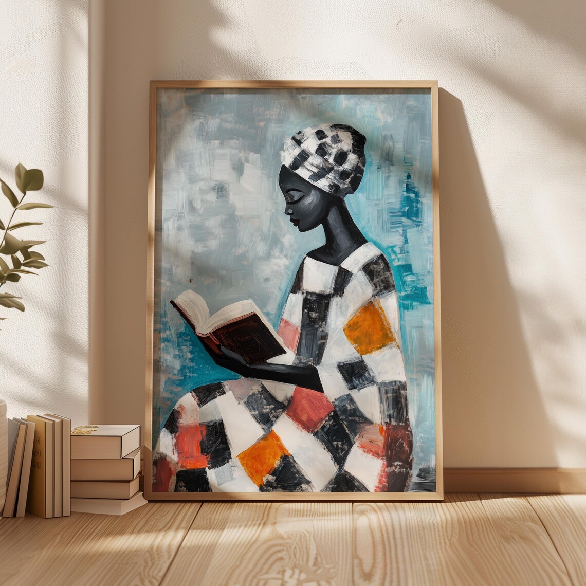 Geometrical People Contemporary Wall Art Print