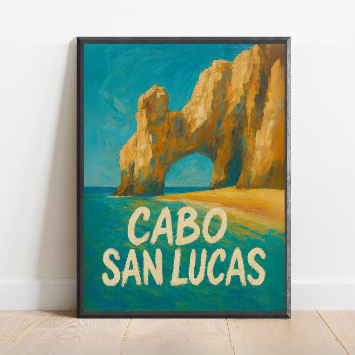 Cabo San Lucas El Arco Famous Rock Arch Over The Beach Poster