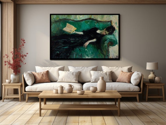 A Decadent Girl Poster Or Wall Art A Young Woman After The Dance Landscape Print