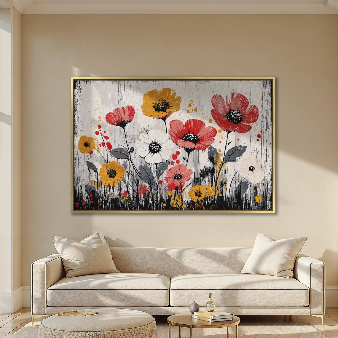 Modern Floral Abstract Flower Art Print, Botanical - Image 2