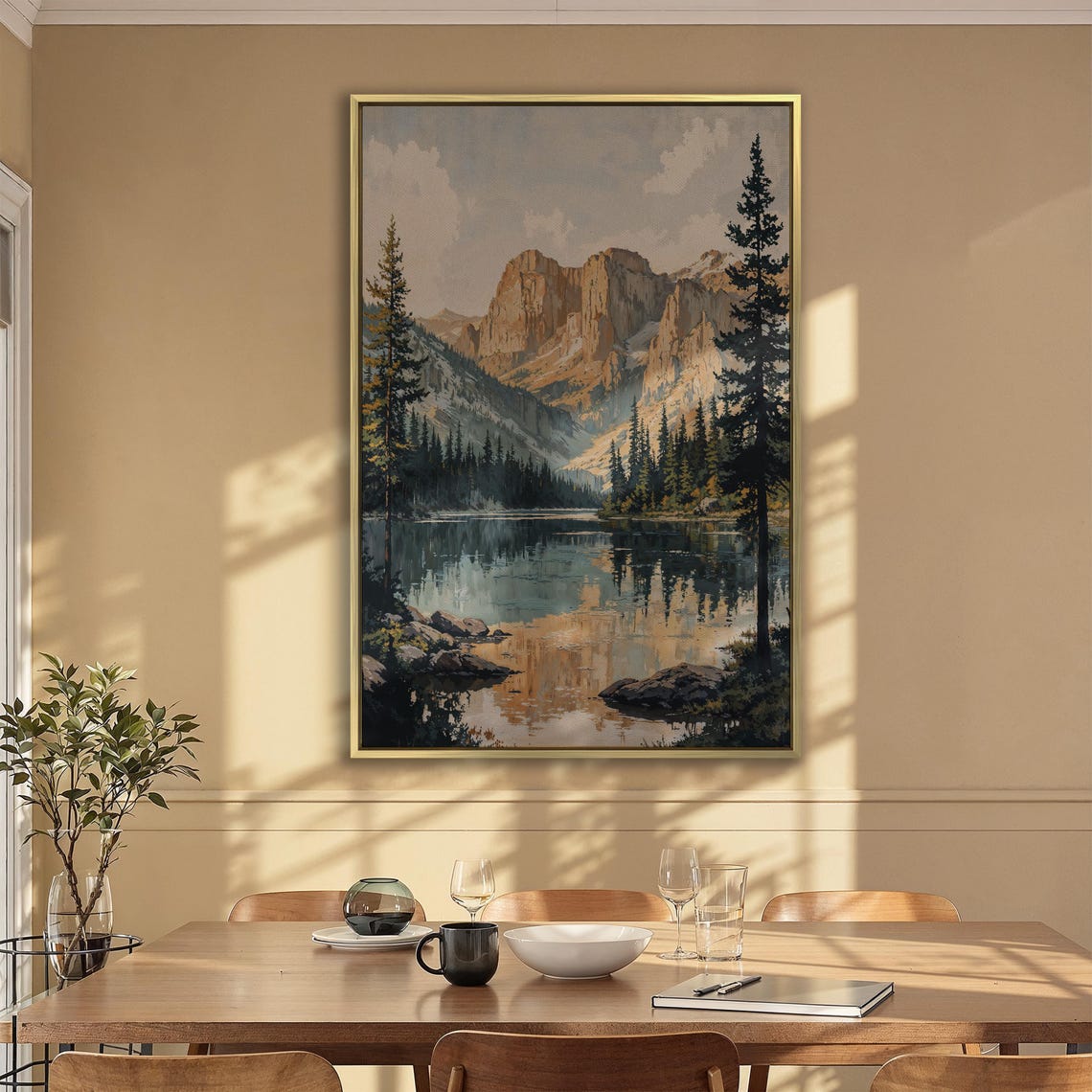 Alpine Lake Reflection Beneath Majestic Rocky Mountain Peaks Poster - Image 2