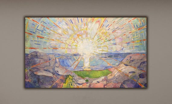 Edvard Munch The Sun Art Print, Expressionism