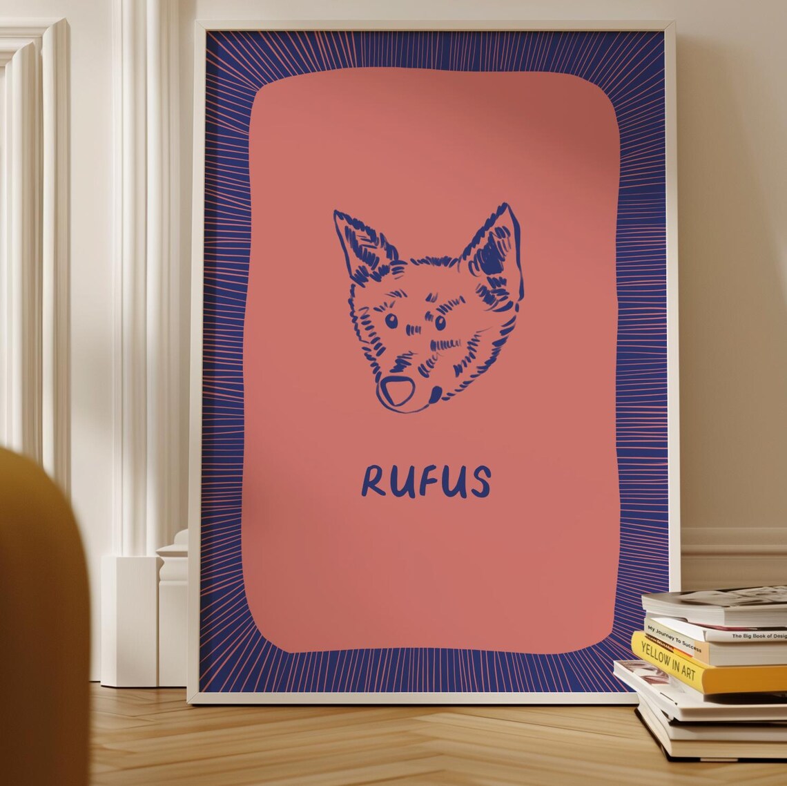 Custom Dog Portrait, Personalized Pet Caricature - Image 4