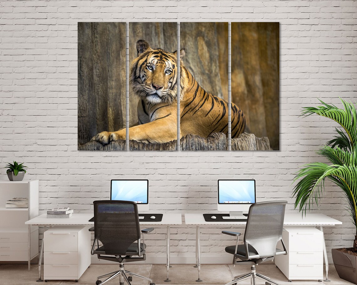 Tiger Wall Art, Modern Big Cat Poster Print - Image 5