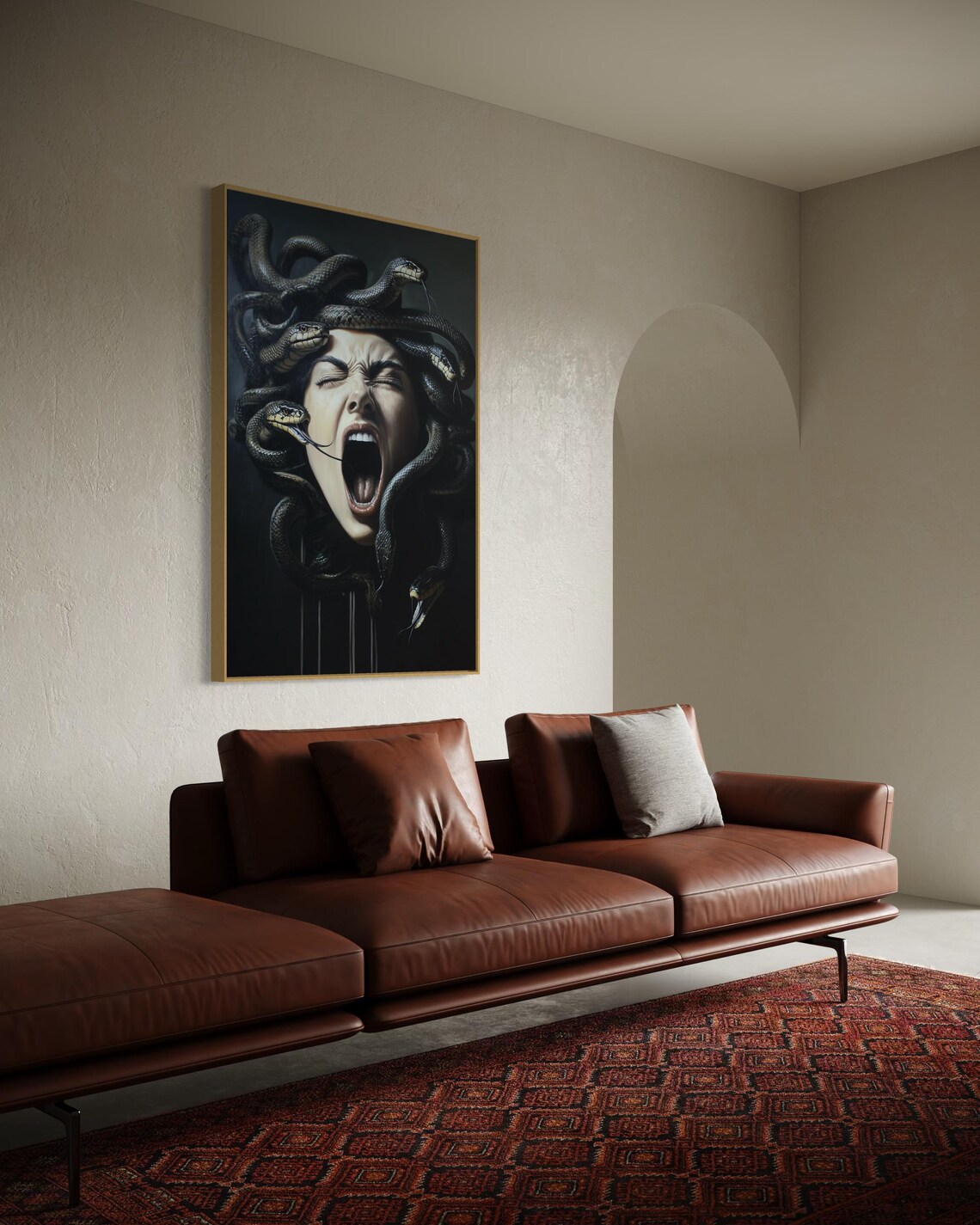Medusa Gothic Dark Fantasy Greek Mythology Portrait - Image 4