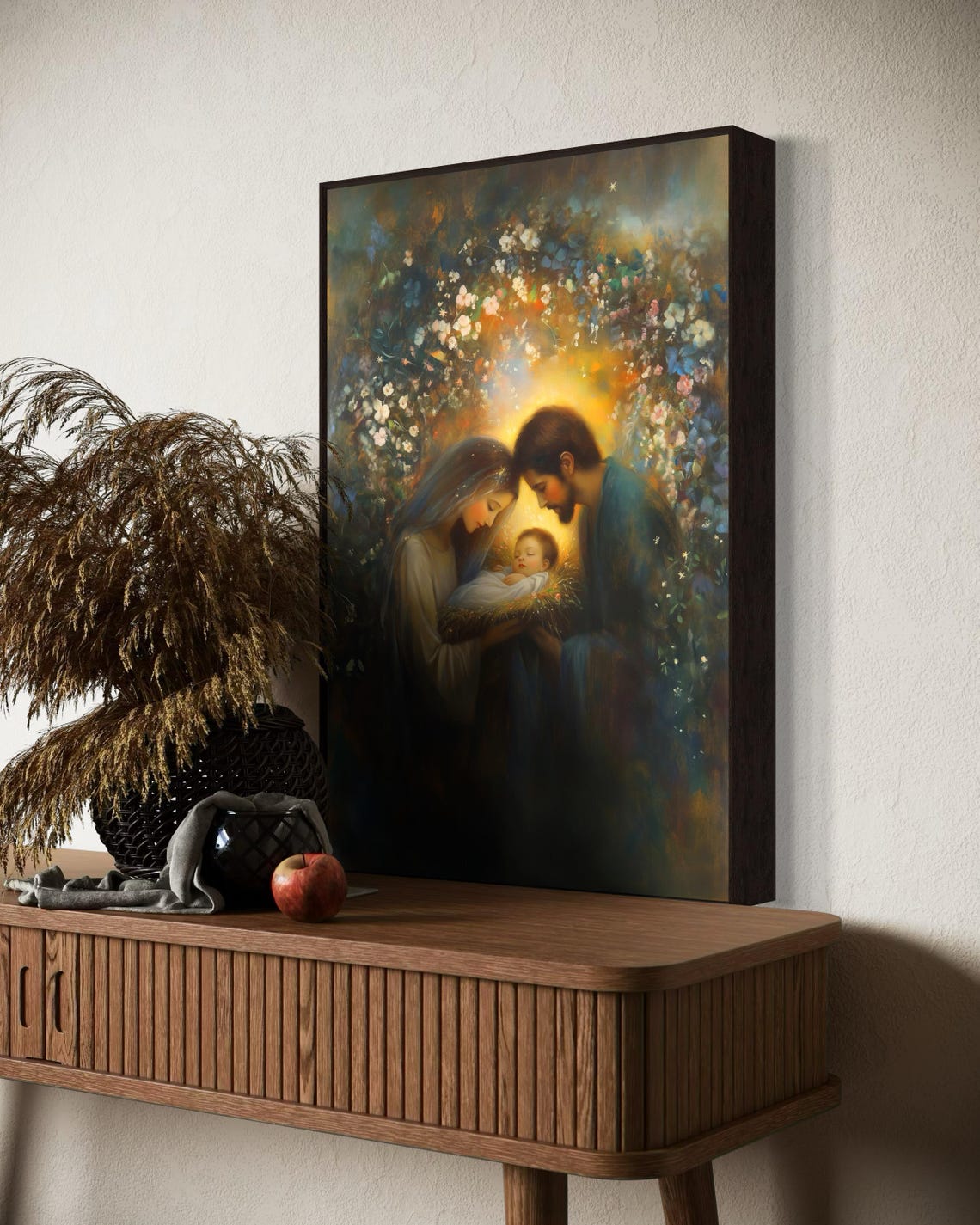Nativity Wall Art Holy Family Print With Mary Joseph And Baby Jesus Faith Inspired Christmas Decor For Spiritual And Festive Homes - Image 5