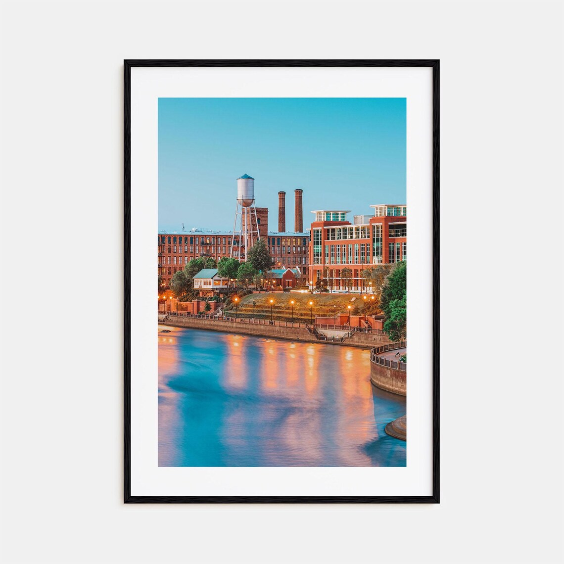 Columbus Georgia Colorful Travel Poster Print