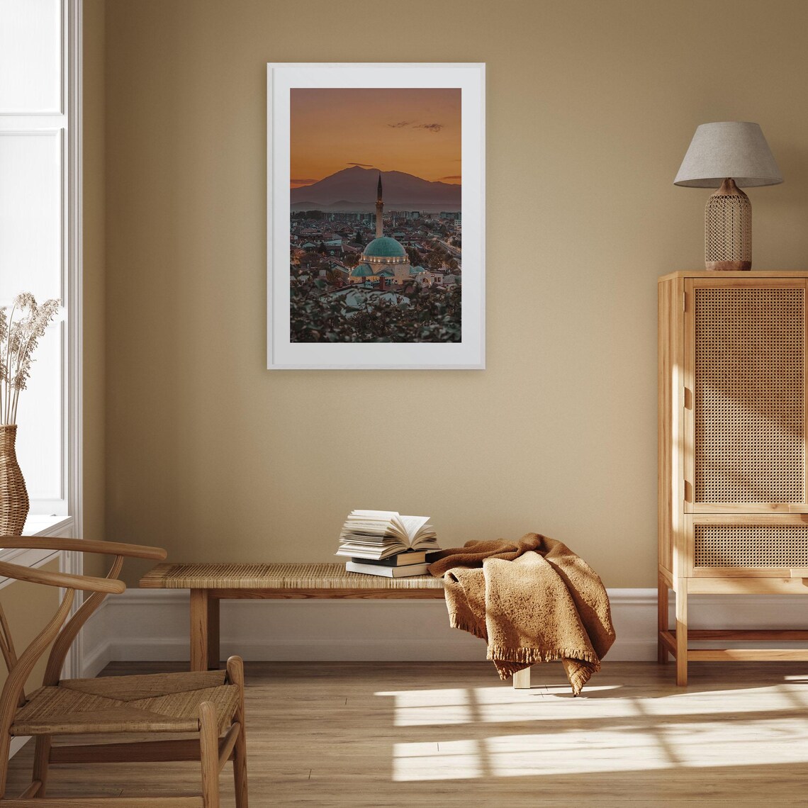 Kosovo Colorful Travel Poster, City Map Art Print - Image 3