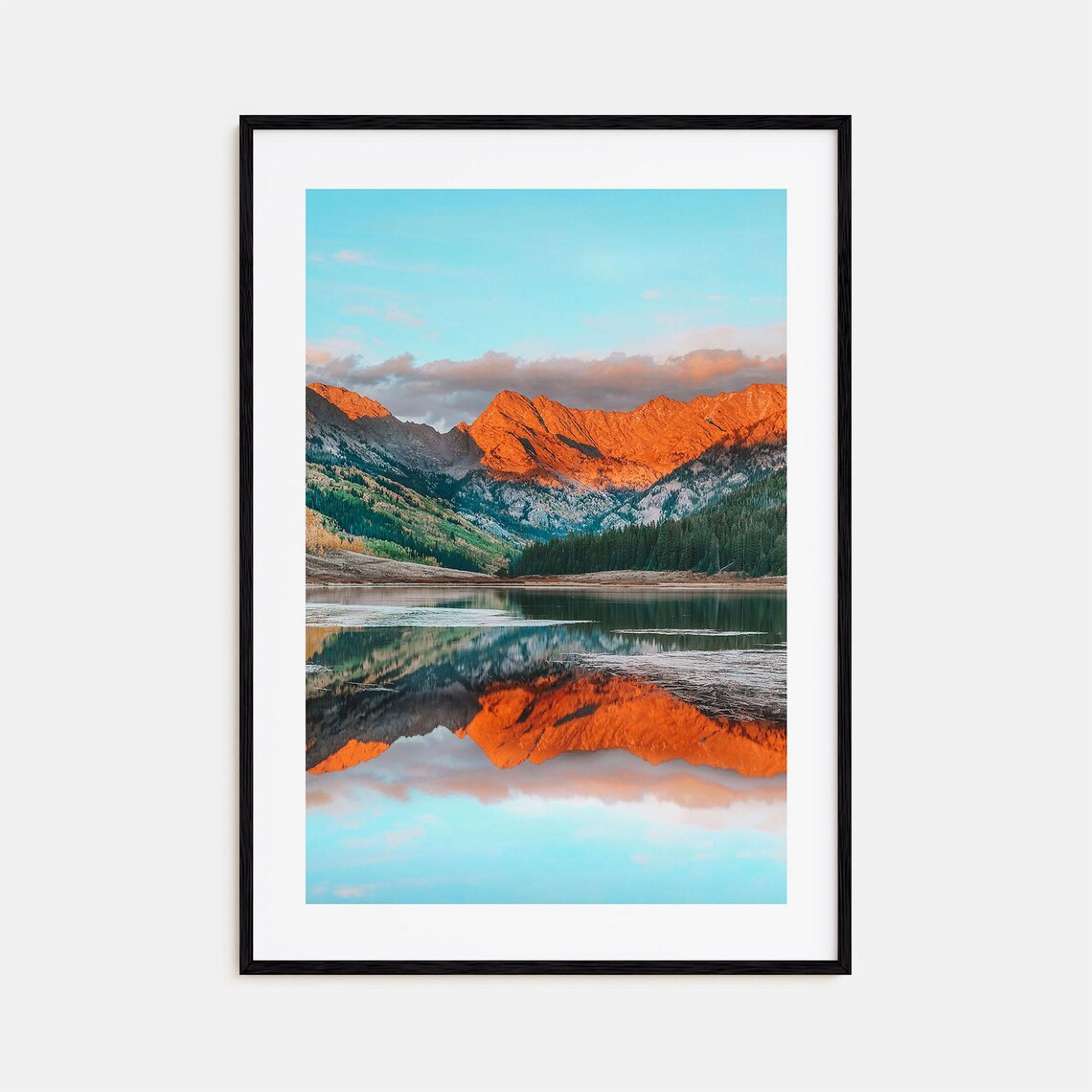 Vail Colorful Travel Poster, Street Map Art Print