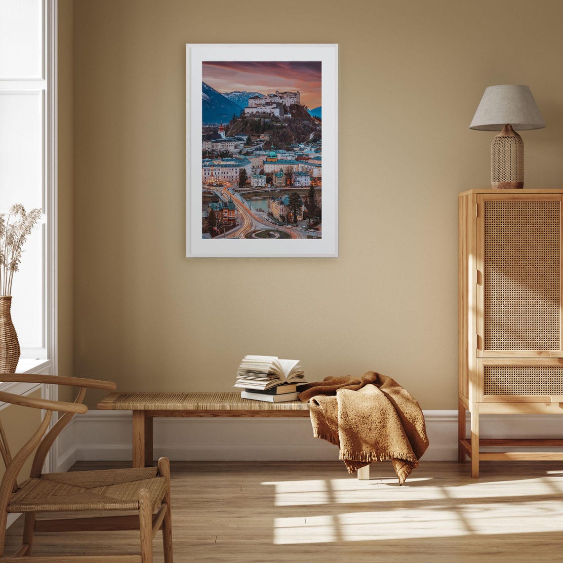 Salzburg Colorful Poster Print No 2 Salzburg Photo Art Salzburg Wall Decor Salzburg Travel Print Salzburg Street Map Poster City Map - Image 3