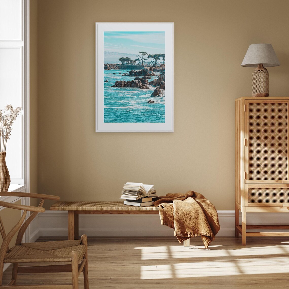 Monterey Travel Poster, City Map Wall Decor - Image 2