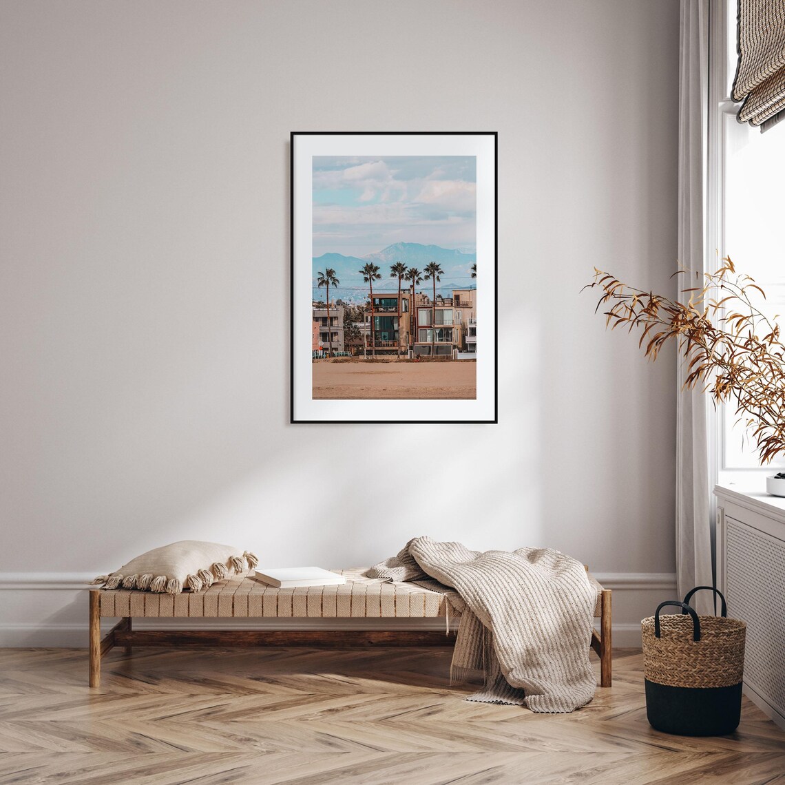 Venice Beach Travel Poster, City Map Art Print - Image 2