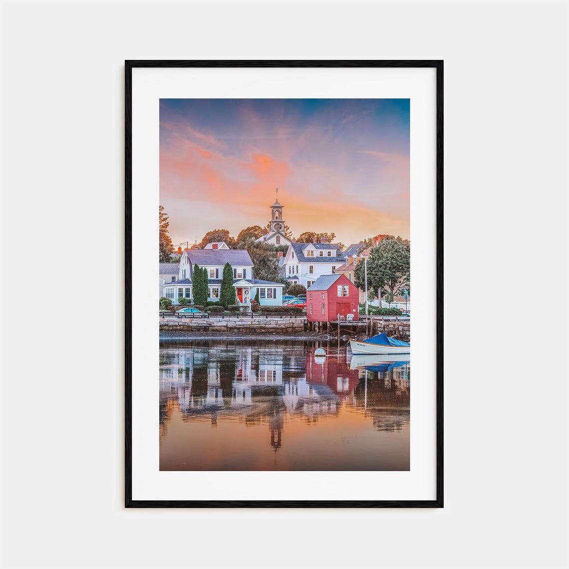 Portsmouth New Hampshire Colorful Poster Print Portsmouth New Hampshire Photo Wall Art Decor Travel Print Street Map Poster City Map