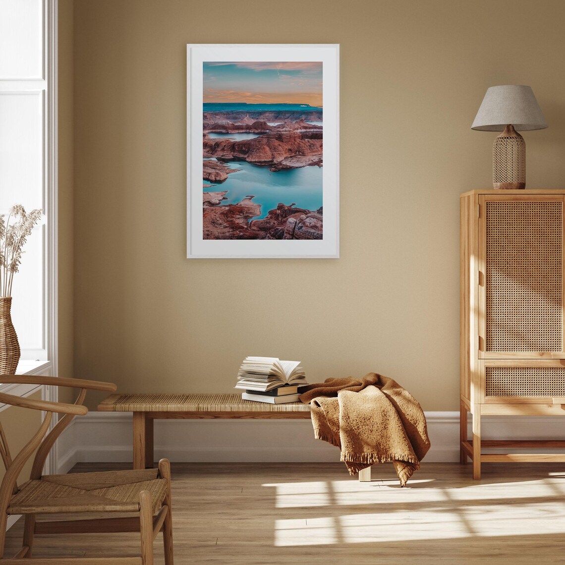 Lake Powell Colorful Travel Poster Print - Image 2
