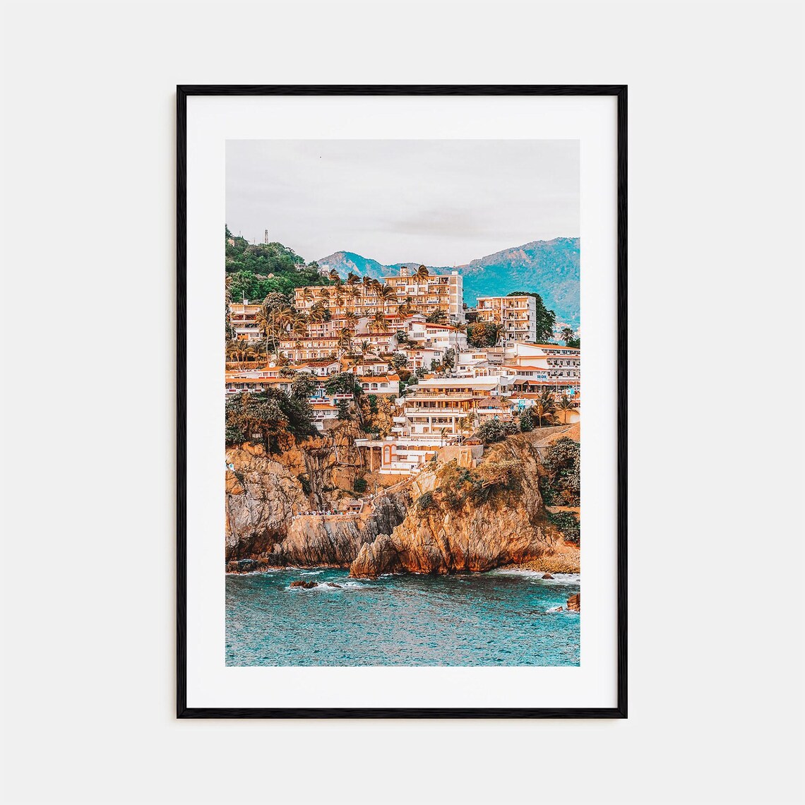Acapulco De Juarez Travel Poster, City Map Print