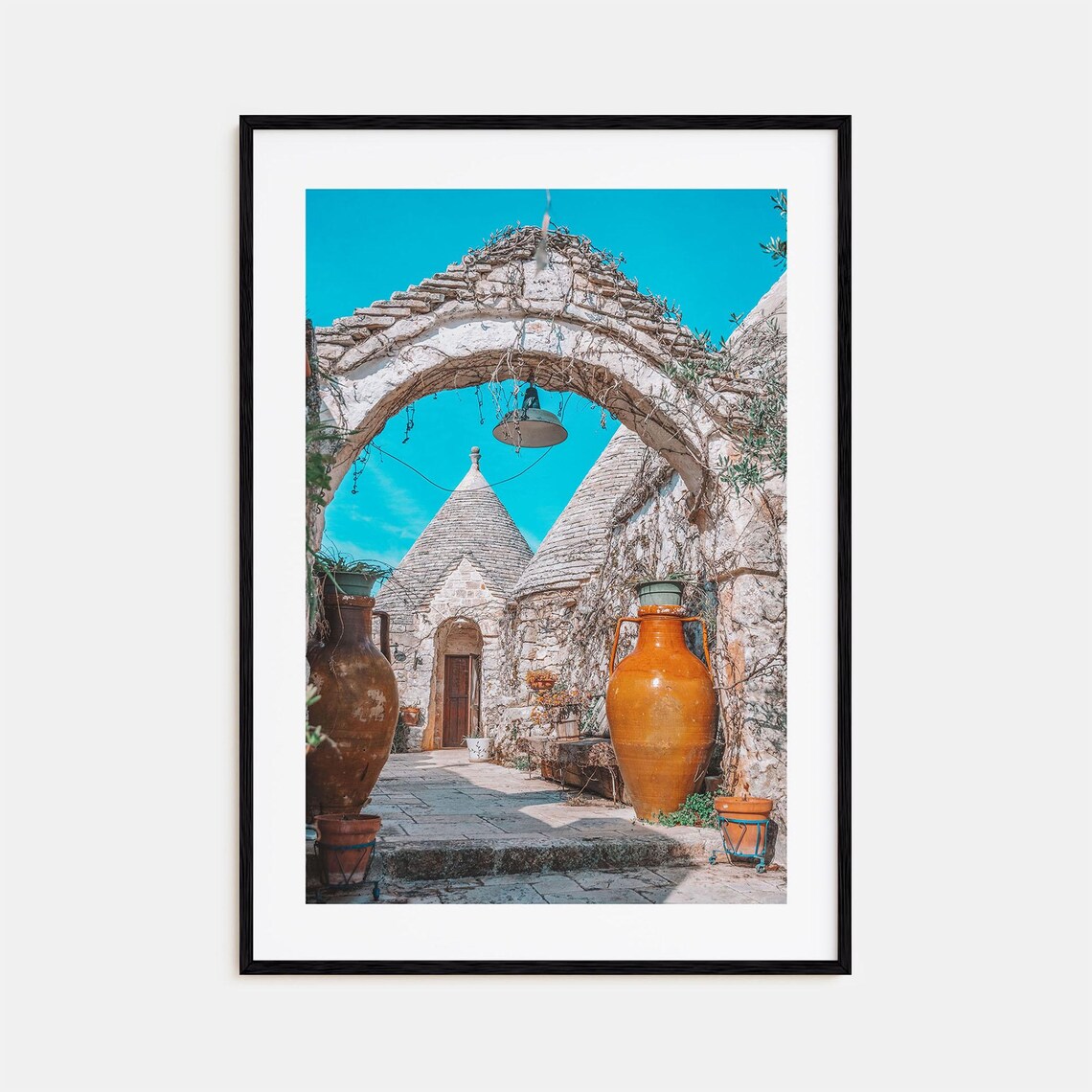 Puglia Colorful Poster Print No 2 Puglia Photo Wall Art Puglia Wall Decor Puglia Travel Print Puglia Street Map Poster City Map
