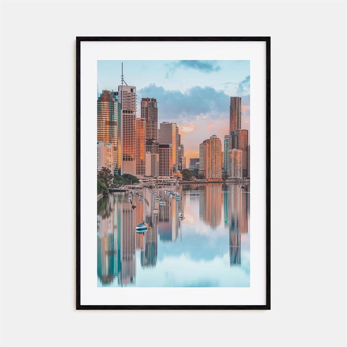 Brisbane Colorful Poster Print Brisbane Photo Wall Art Brisbane Wall Decor Brisbane Travel Print Brisbane Street Map Poster City Map