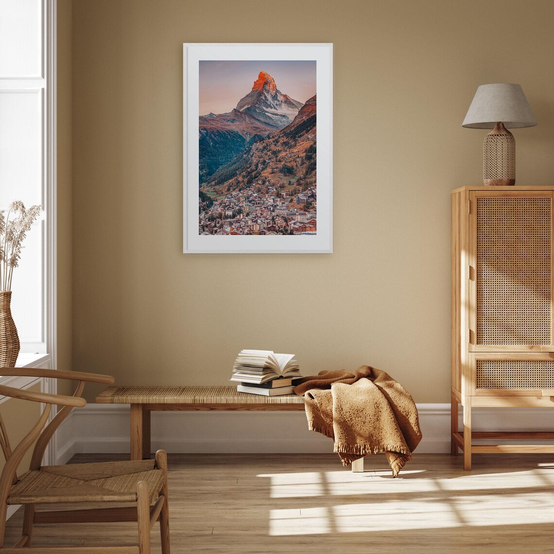 Zermatt Travel Poster, Colorful City Map - Image 2