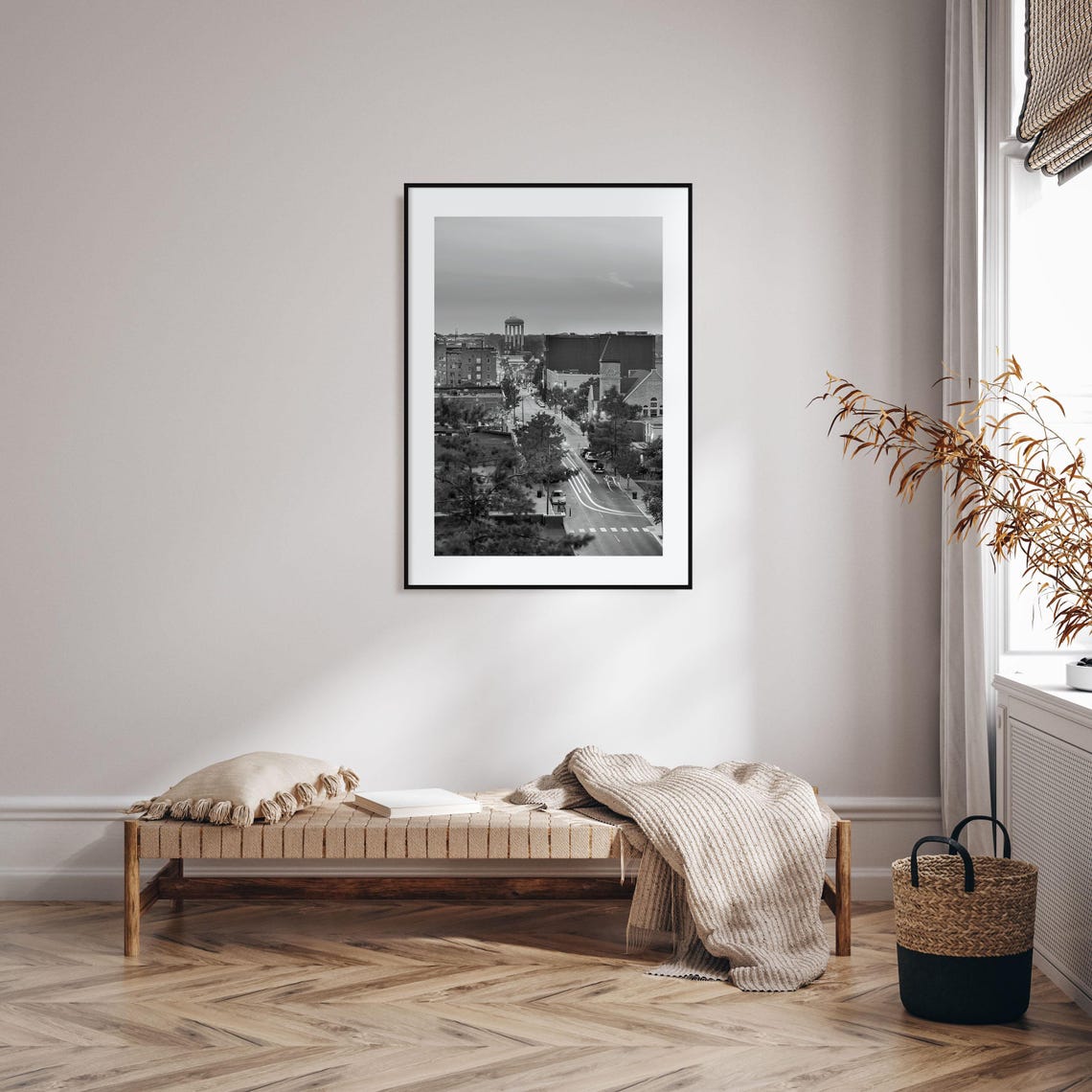 Columbia Missouri Photo Poster Print Columbia Missouri Black And White Wall Art Columbia Wall Photography Travel Map Poster - Image 2