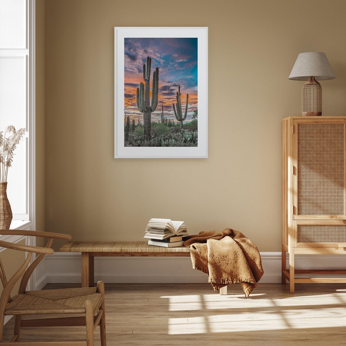 Saguaro National Park Travel Poster, Photo Art Decor - Image 2