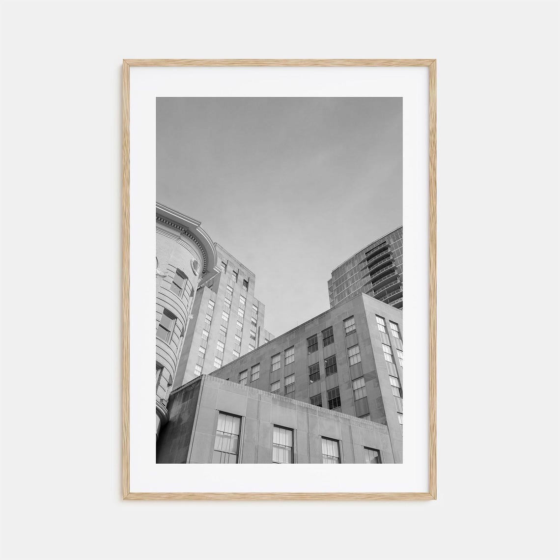 Durham England Black And White Historic Street Architecture Poster