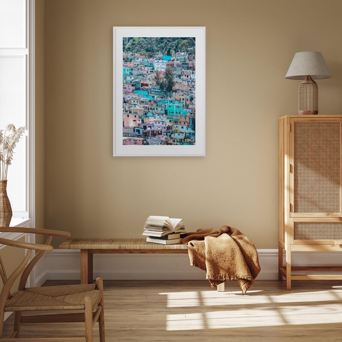 Haiti Travel Poster, Colorful Street Map Art Print - Image 3